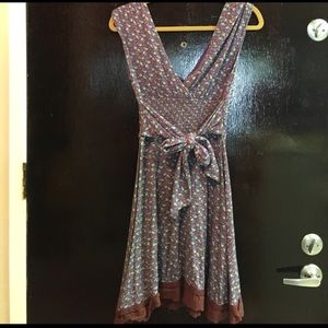 Free people floral mini dress